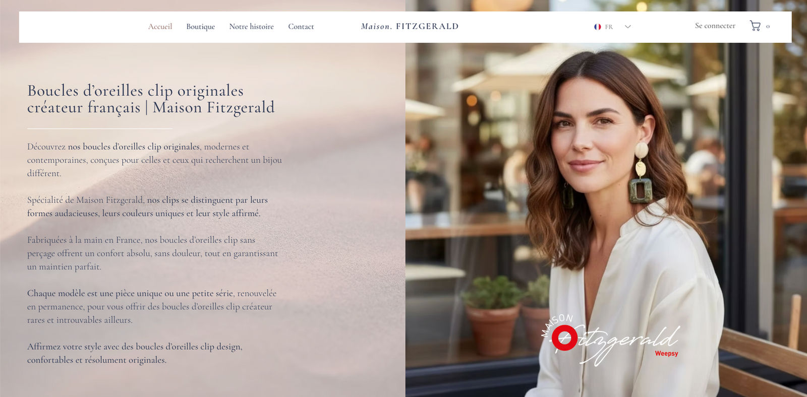 Le site Maison Fitzgerald