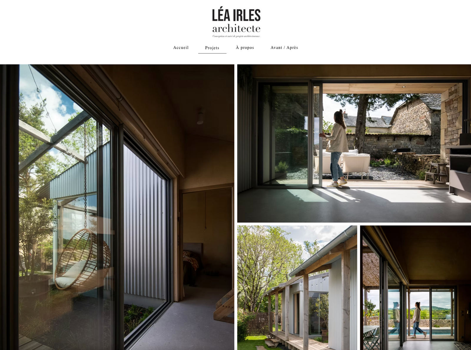 Le site Léa Irles
