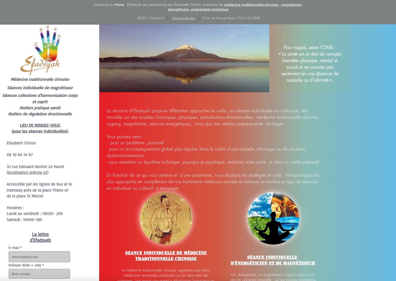 L'ancien site, avant la refonte