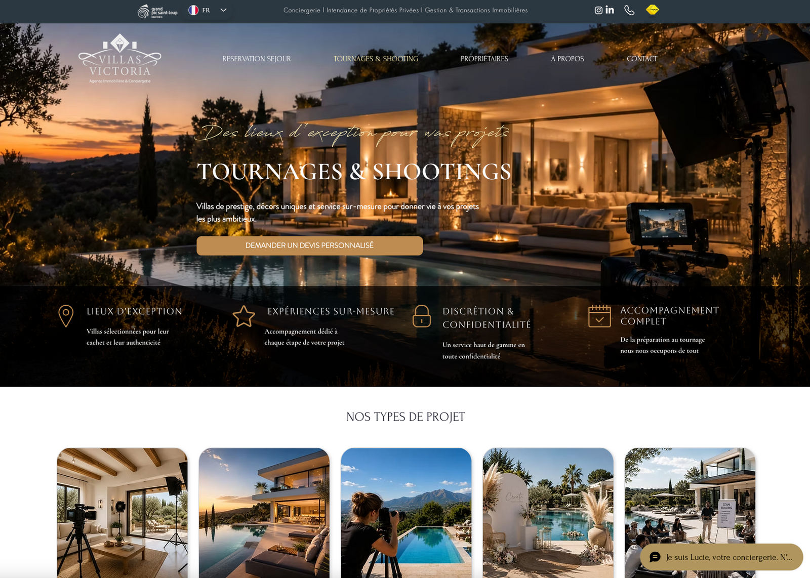 Le site Villas Victoria